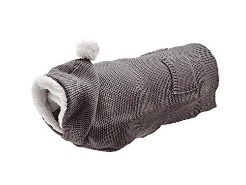 HUNTER Hundepullover RÖGLA, Farbe: grau, leichter Strickpullover mit Plüsch-Kapuze, weich & elastisch, liebevolle Details, natürlicher Bewegungsablauf, hoher Tragekomfort, waschbar bei 30°C, Größe: 40 HUNTER Hundepullover RÖGLA, Farbe: grau, leichter Strickpullover mit Plüsch-Kapuze, weich & elastisch, liebevolle Details, natürlicher Bewegungsablauf, hoher Tragekomfort, waschbar bei 30°C, Größe: 40 von HUNTER