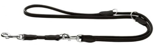 HUNTER ROUND & SOFT ELK Verstellbare Hundeführleine, Leder, weich, rund, 0,8 x 200 cm, schwarz HUNTER ROUND & SOFT ELK Verstellbare Hundeführleine, Leder, weich, rund, 0,8 x 200 cm, schwarz von HUNTER