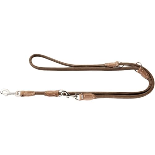 HUNTER Round and Soft Hunting Verstellbare Führleine für Hunde, rund, Leder, weich, robust, 0,6 x 200 cm, braun HUNTER Round and Soft Hunting Verstellbare Führleine für Hunde, rund, Leder, weich, robust, 0,6 x 200 cm, braun von HUNTER
