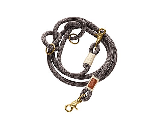 HUNTER Sansibar Rantum Verstellbare Führleine für Hunde, Tau, Modern, Nautisch, Grau, 1 x 200 cm HUNTER Sansibar Rantum Verstellbare Führleine für Hunde, Tau, Modern, Nautisch, Grau, 1 x 200 cm von HUNTER
