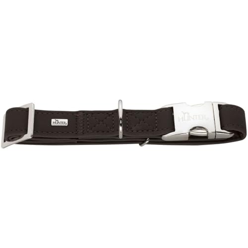 HUNTER SOFTIE ALU-STRONG Hundehalsung, Hundehalsband, Kunstleder, Aluminium Klickverschluss, XL, braun HUNTER SOFTIE ALU-STRONG Hundehalsung, Hundehalsband, Kunstleder, Aluminium Klickverschluss, XL, braun von HUNTER