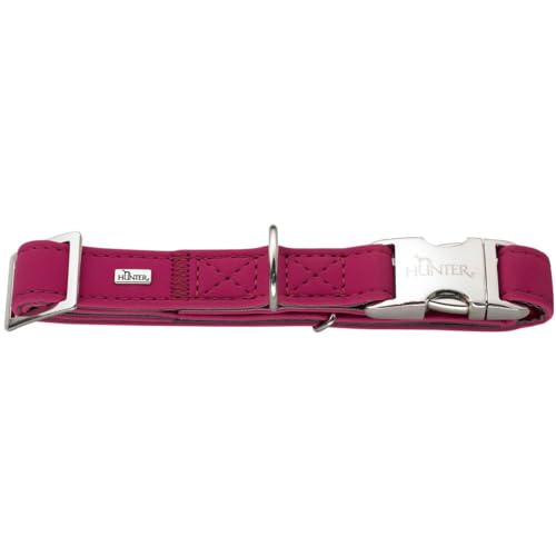 HUNTER SOFTIE ALU-STRONG Hundehalsung, Hundehalsband, Kunstleder, Aluminium Klickverschluss, M, himbeer HUNTER SOFTIE ALU-STRONG Hundehalsung, Hundehalsband, Kunstleder, Aluminium Klickverschluss, M, himbeer von HUNTER