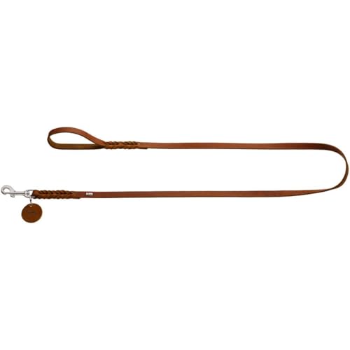 HUNTER SOLID EDUCATION Hundeführleine, Leder, geflochten, robust, weich, Handschlaufe, 1.6 x 100 cm, cognac HUNTER SOLID EDUCATION Hundeführleine, Leder, geflochten, robust, weich, Handschlaufe, 1.6 x 100 cm, cognac von HUNTER