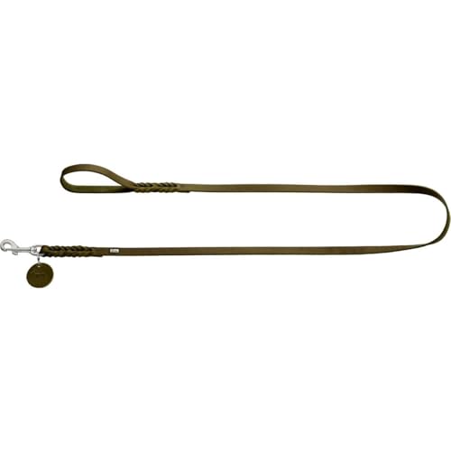 HUNTER SOLID EDUCATION Hundeführleine, Leder, geflochten, robust, weich, Handschlaufe, 1.1 x 110 cm, oliv HUNTER SOLID EDUCATION Hundeführleine, Leder, geflochten, robust, weich, Handschlaufe, 1.1 x 110 cm, oliv von HUNTER
