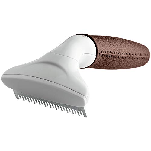 Hunter SPA Trimmstriegel mit Spezialklinge, für mittel- bis langhaarige Hunde und Pferde, 17,5 x 7,5 cm, M von HUNTER