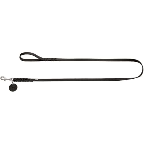 HUNTER SOLID EDUCATION Hundeführleine, Leder, geflochten, robust, weich, Handschlaufe, 1.6 x 100 cm, schwarz HUNTER SOLID EDUCATION Hundeführleine, Leder, geflochten, robust, weich, Handschlaufe, 1.6 x 100 cm, schwarz von HUNTER