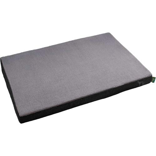 HUNTER TIRANO Orthopädische Hundematte mit Memoryschaum-Matte Farbe schwarz, Größe XL von HUNTER