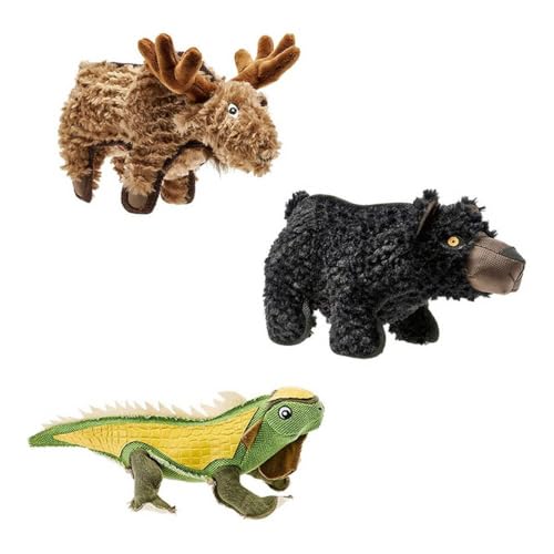 TOUGH KAMERUN Hundespielzeug, Kuscheln, Spielen, 29 cm, Elch von HUNTER