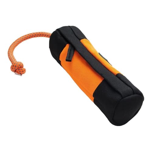 HUNTER Trainer Snack Dummy mit Wurfseil, 37 cm, orange/schwarz von HUNTER