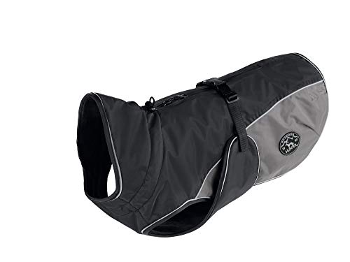 HUNTER Hundemantel UPPSALA COZY, Farbe: anthrazit/rot, wasser- und windabweisend, wärmendes Innenfutter, reflektierend, optimaler Komfort, waschbar bei 30 °C, für kalte Tage, Größe: 30 HUNTER Hundemantel UPPSALA COZY, Farbe: anthrazit/rot, wasser- und windabweisend, wärmendes Innenfutter, reflektierend, optimaler Komfort, waschbar bei 30 °C, für kalte Tage, Größe: 30 von HUNTER