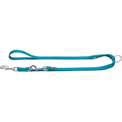 HUNTER Verstellbare Hundeführleine, Farbe: grau, 3-fach verstellbar, robustes Nylon, pflegeleicht, Größe: 10/200 von HUNTER