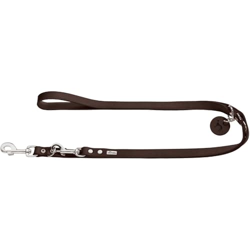 HUNTER Verstellbare Hundeführleine, Leder, schlicht, strapazierfähig, geschmeidig, 1.6 x 200 cm, dunkelbraun HUNTER Verstellbare Hundeführleine, Leder, schlicht, strapazierfähig, geschmeidig, 1.6 x 200 cm, dunkelbraun von HUNTER