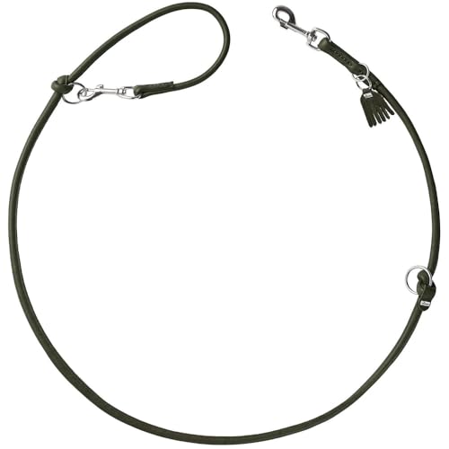 HUNTER Verstellbare Hundeführleine Round & Soft MÜNCHEN, Farbe: grün, Leder, rundgenäht, 3-Fach verstellbar, extra weich, luxuriös, ökologisch hergestellt, nachhaltig, Made in Germany, Größe: 8/200 HUNTER Verstellbare Hundeführleine Round & Soft MÜNCHEN, Farbe: grün, Leder, rundgenäht, 3-Fach verstellbar, extra weich, luxuriös, ökologisch hergestellt, nachhaltig, Made in Germany, Größe: 8/200 von HUNTER