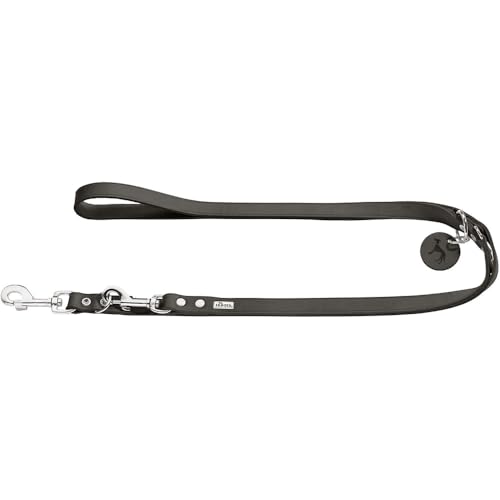 HUNTER verstellbare Hundeführleine aus Leder, Farbe: steingrau, besonders belastbar, 3-Fach verstellbar, mit Leder-Schlüsselanhänger, Made in Germany, Größe: 20/200 HUNTER verstellbare Hundeführleine aus Leder, Farbe: steingrau, besonders belastbar, 3-Fach verstellbar, mit Leder-Schlüsselanhänger, Made in Germany, Größe: 20/200 von HUNTER