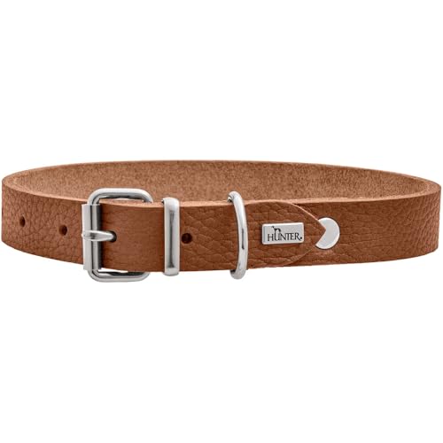 HUNTER Hundehalsband Grenada aus Leder, Farbe: Cognac, handgefertigt in Deutschland, für Training und Alltag, robust, komfortabel, Schlichtes, Elegantes Design, Größe: 37, Umfang: 28-32 cm HUNTER Hundehalsband Grenada aus Leder, Farbe: Cognac, handgefertigt in Deutschland, für Training und Alltag, robust, komfortabel, Schlichtes, Elegantes Design, Größe: 37, Umfang: 28-32 cm von HUNTER