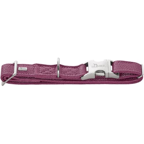 HUNTER Halsung Sofia ALU-Strong, Farbe: Himbeer, Kunstleder in Nappa-Optik, stufenlos verstellbar, robuster Alu-Klickverschluss, Brillante Farben, Made in Germany, Größe XL HUNTER Halsung Sofia ALU-Strong, Farbe: Himbeer, Kunstleder in Nappa-Optik, stufenlos verstellbar, robuster Alu-Klickverschluss, Brillante Farben, Made in Germany, Größe XL von HUNTER