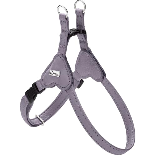 HUNTER Hundegeschirr SOHO MINI, Farbe: Flieder-grau, Rindsleder, weich & geschmeidig, fellschonend, leicht, für kleine Hunde & Welpen, Made in Germany, Größe: XS-S HUNTER Hundegeschirr SOHO MINI, Farbe: Flieder-grau, Rindsleder, weich & geschmeidig, fellschonend, leicht, für kleine Hunde & Welpen, Made in Germany, Größe: XS-S von HUNTER