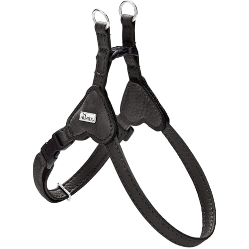 HUNTER Hundegeschirr SOHO MINI, Farbe: schwarz, Rindsleder, weich & geschmeidig, fellschonend, leicht, für kleine Hunde & Welpen, Made in Germany, Größe: XXS-XS/2 HUNTER Hundegeschirr SOHO MINI, Farbe: schwarz, Rindsleder, weich & geschmeidig, fellschonend, leicht, für kleine Hunde & Welpen, Made in Germany, Größe: XXS-XS/2 von HUNTER