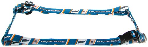 Hunter MFG San Jose Sharks Hundegeschirr, verstellbar, Größe L, 2,5 cm von HUNTER