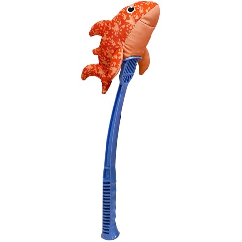 HUNTER Hundespielzeug Splash FLINGERZ Hai, schwimmfähiges Neopren, mit Schleuderstab kombinierbar, ideal für Strand & Wasser, gut sichtbar, waschbar bei 30 °C, Größe: 23 cm von HUNTER