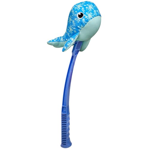 HUNTER Hundespielzeug Splash FLINGERZ Wal, schwimmfähiges Neopren, mit Schleuderstab kombinierbar, ideal für Strand & Wasser, gut sichtbar, waschbar bei 30 °C, Größe: 18 cm von HUNTER