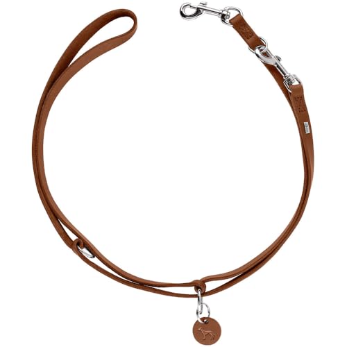 HUNTER Verstellbare Führleine geflochten Aalborg Farbe Cognac, Größe 20/200 HUNTER Verstellbare Führleine geflochten Aalborg Farbe Cognac, Größe 20/200 von HUNTER
