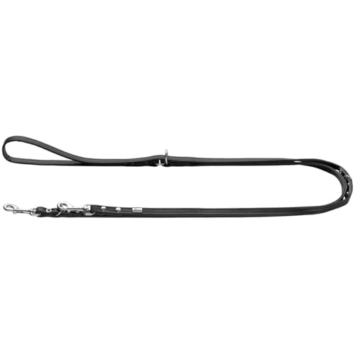 HUNTER Verstellbare Hundeführleine Canadian UP, Farbe: schwarz, weiches, geschmeidiges Leder, 3-Fach verstellbar, nachhaltig, Made in Germany, Größe: 8/200 HUNTER Verstellbare Hundeführleine Canadian UP, Farbe: schwarz, weiches, geschmeidiges Leder, 3-Fach verstellbar, nachhaltig, Made in Germany, Größe: 8/200 von HUNTER