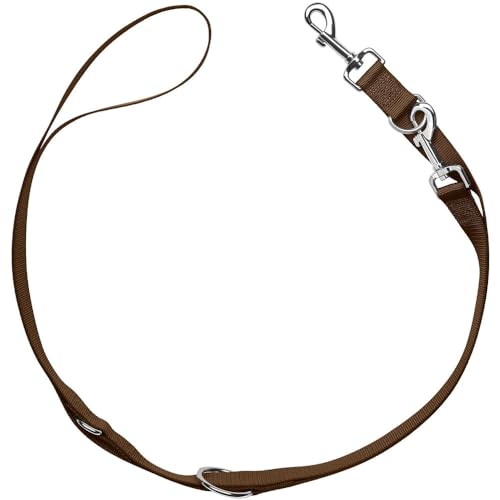 HUNTER verstellbare Führleine London | Braun | Größe 10/200 | 3-Fach verstellbar | weich & leicht | reißfest & schnelltrocknend | pflegeleicht & formstabil | ideal für Spaziergänge & Alltag HUNTER verstellbare Führleine London | Braun | Größe 10/200 | 3-Fach verstellbar | weich & leicht | reißfest & schnelltrocknend | pflegeleicht & formstabil | ideal für Spaziergänge & Alltag von HUNTER