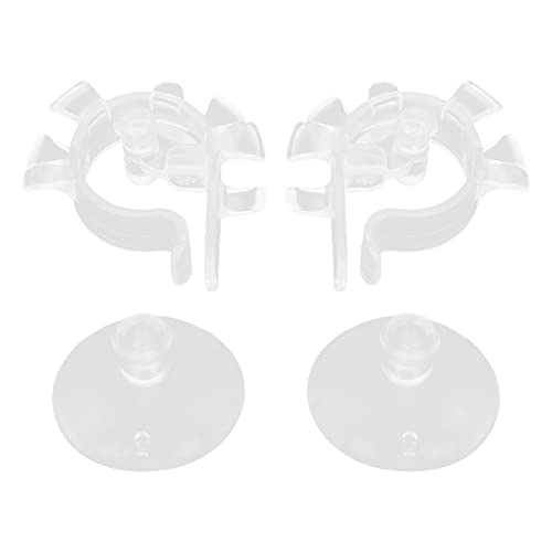 HUONIU Aquarium CO2-Röhrenhalter mit Saugnapf, Kunststoff-Röhrenklammern für Tank, Aquarium-Zubehör I 578 von HUONIU