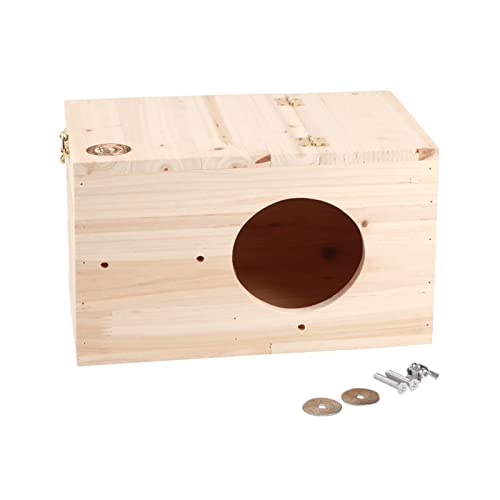 HUONIU Chinchilla- und Eichhörnchenkäfig aus Holz für die Zucht HUONIU Chinchilla- und Eichhörnchenkäfig aus Holz für die Zucht von HUONIU