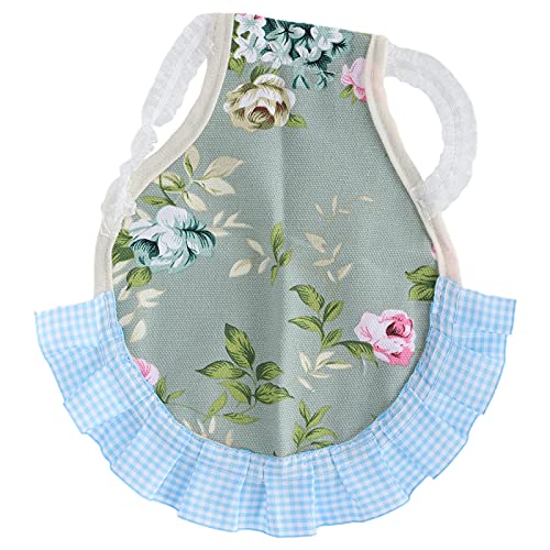 HUONIU Hühnerweste mit elastischem, dekorativem Hühnerkleid, Hals- und Rückenschutzring, Hühnerkleidung, Entengans-Schutzring (Spitzenblumen) von HUONIU