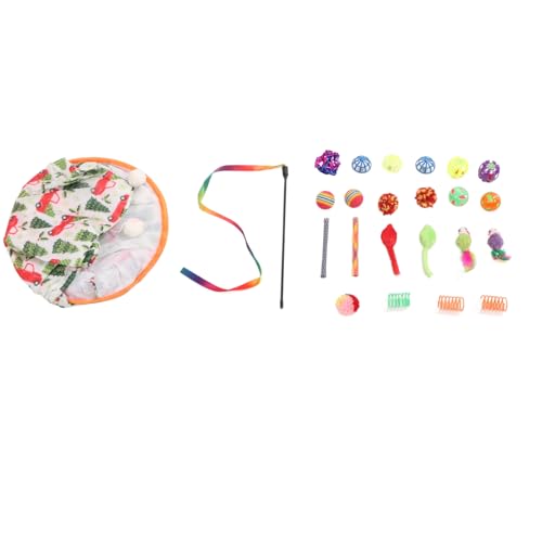 HUONIU Katzenspielzeug Set Interaktives Spielzeug Maus Spielzeug Kombination 24 Teile für Kätzchen und Katzen HUONIU Katzenspielzeug Set Interaktives Spielzeug Maus Spielzeug Kombination 24 Teile für Kätzchen und Katzen von HUONIU
