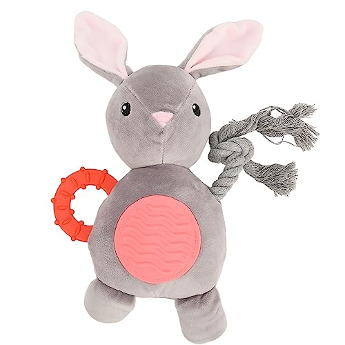 HUONIU Squeaky Bunny Bissfestes Plüsch-Hundespielzeug HUONIU Squeaky Bunny Bissfestes Plüsch-Hundespielzeug von HUONIU