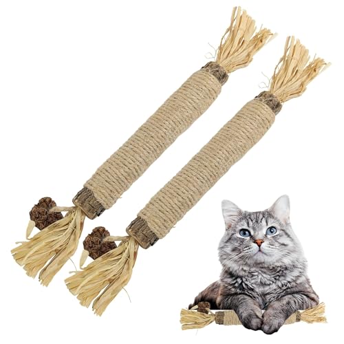 Silvervine Sticks mit Katzenminze – entwickelt, um die Zähne Ihrer Katze zu reinigen, ihre Angst und Stress zu beruhigen, Kauspielzeug mit Katzenminze, sicher für alle Altersgruppen und Rassen (Set Silvervine Sticks mit Katzenminze – entwickelt, um die Zähne Ihrer Katze zu reinigen, ihre Angst und Stress zu beruhigen, Kauspielzeug mit Katzenminze, sicher für alle Altersgruppen und Rassen (Set von HUPA
