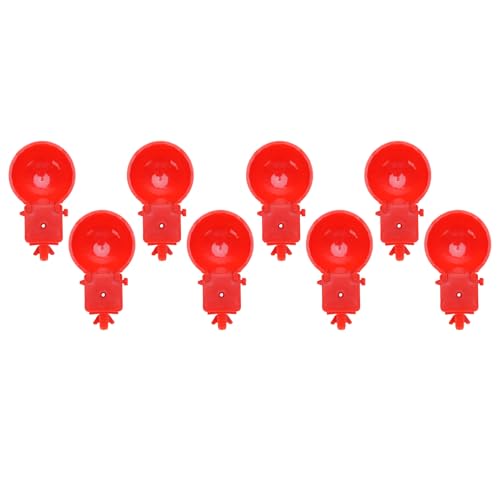 HUSHUI 8pcs Hühnerwasserbecher Abnehmbar Einfache Reinigung von Plastik Hühnerwasser -Feeder -Tasse für Bauernhöfe von HUSHUI