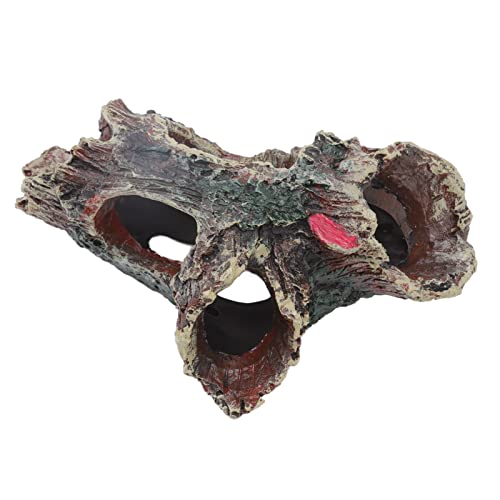 HUSHUI Aquarium-Baum-LKW-Dekoration, Kunstharz, Hohe Simulation, Lichtecht, Aquarium-Baum-LKW-Ornament mit Löchern (GM0687) von HUSHUI