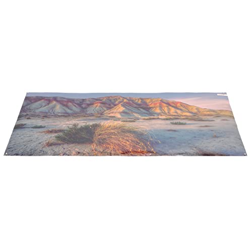 HUSHUI Aquarium-Poster, Bergwüstenmuster, Selbstklebende 3D-PVC-Aquarium-Hintergrunddekoration (122 * 50CM) von HUSHUI