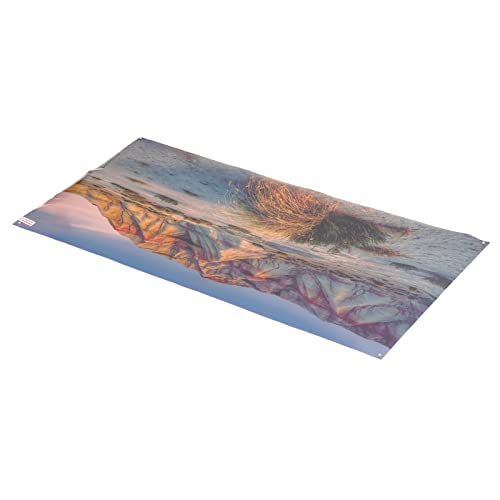 HUSHUI Aquarium-Poster, Bergwüstenmuster, Selbstklebende 3D-PVC-Aquarium-Hintergrunddekoration (61 * 41CM) von HUSHUI