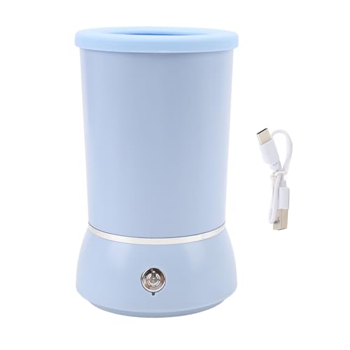 HUSHUI Automatische Hundepfoten Sauberere Tasse mit 2 Geschwindigkeiten, Weiche Silikonborsten, Wiederaufladbare Pet Foot Waschmaschine für Heimreise, Leicht zu Reinigen (B) von HUSHUI