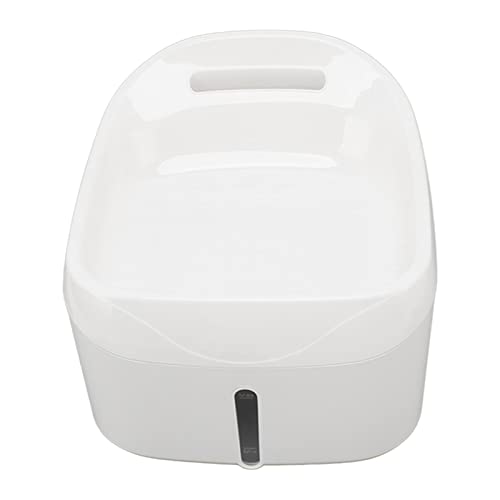 HUSHUI Automatischer Geflügel-Wasserspender, 2,5 L, Großer Stiller Wasserfall, Fließendes Wasser, Fütterungszubehör von HUSHUI