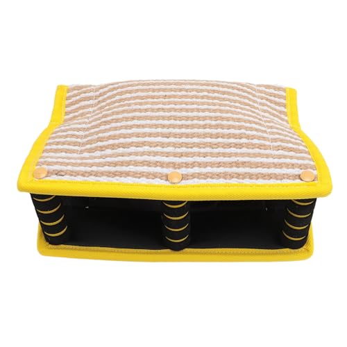 HUSHUI Bite Pillow Hundespielzeug, Jute -Training Hundetraining Bite Kissen für Training und Spiel mit 3 Bequemen Griffen, Hergestellt mit Ausgezeichnetem Jute -Material von HUSHUI