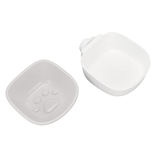 HUSHUI Crate Dog Bowl, Verhindern Sie das Ersticken, Slow Food Pet Hanging Bowl Food Water Feeder Bowl Crate Coop Cup Kleine und Mittelgroße Hunde(Grau) von HUSHUI