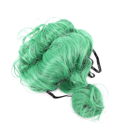 HUSHUI Haustierperücke, Grün Hohe Pferdeschwanz Weichwaschbar Nylon Faser Hunde Katzenkostüm Haare mit Komfortabler Passform für Cosplay -Partyfotografie HUSHUI Haustierperücke, Grün Hohe Pferdeschwanz Weichwaschbar Nylon Faser Hunde Katzenkostüm Haare mit Komfortabler Passform für Cosplay -Partyfotografie von HUSHUI