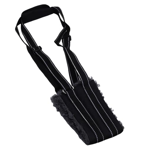 HUSHUI Hundeliftgurt, Verstellbare, Atmungsaktive Doppelte Stütze Hinterbein Schlinge mit Taille und Beinpunkten für Kleine Bis Große Rassen, Senior Dogs Outdoor Mobilität (L) von HUSHUI