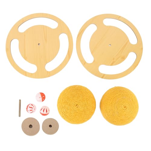 HUSHUI Katzenkratzball-Spielzeug, Sisal, Stabile Struktur, Verbesserte Übung, Stilvoller Look, Katzenkratzball für den Innenbereich HUSHUI Katzenkratzball-Spielzeug, Sisal, Stabile Struktur, Verbesserte Übung, Stilvoller Look, Katzenkratzball für den Innenbereich von HUSHUI