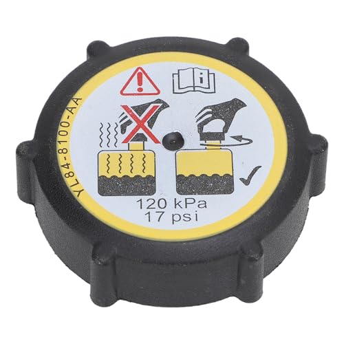 HUSHUI Kühler-Kühlmittel-Reservoir-Kappe, YL8Z 8100 AA Ersatz-Motor Kühlmittel-Flüssigkeits-Abdeck Kappe mit Robuster ABS-Material, für Escape 2001 2012 Mariner 2007 2011 HUSHUI Kühler-Kühlmittel-Reservoir-Kappe, YL8Z 8100 AA Ersatz-Motor Kühlmittel-Flüssigkeits-Abdeck Kappe mit Robuster ABS-Material, für Escape 2001 2012 Mariner 2007 2011 von HUSHUI