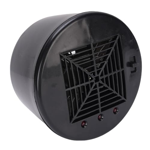 HUSHUI Reptilienwärmebirb, Sichere Temperaturregelung, Wasserdichtungssenergie -Hähnchen -Wärme -Lampe für Haustierkäfige, Coops, Reptilienwärmelampe Lampe (Schwarz) von HUSHUI