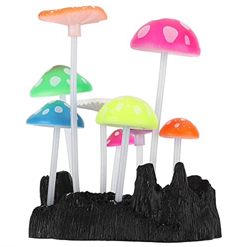 HUSHUI Simulation Pilze Aquarium Dekoration Glühende Steingarten Aquarium Dekoration Aquarium Landschaft HUSHUI Simulation Pilze Aquarium Dekoration Glühende Steingarten Aquarium Dekoration Aquarium Landschaft von HUSHUI