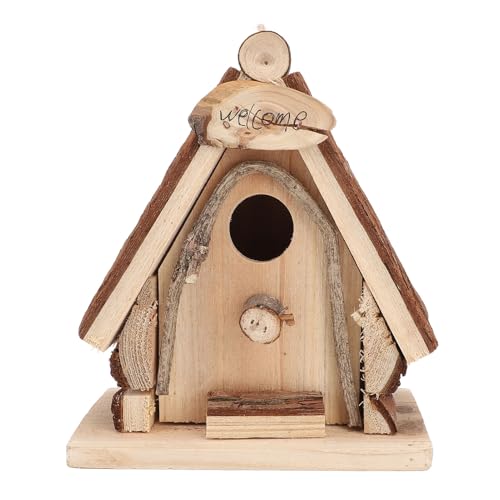 HUSHUI Vogelhaus für den Außenbereich, Hängendes Vogelhaus aus Kiefernholz, Dekoratives Vogelhaus für Garten, Terrasse, Innenhof, Balkon HUSHUI Vogelhaus für den Außenbereich, Hängendes Vogelhaus aus Kiefernholz, Dekoratives Vogelhaus für Garten, Terrasse, Innenhof, Balkon von HUSHUI