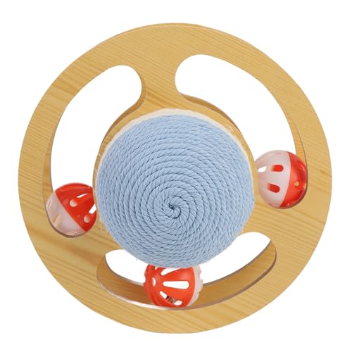 Tragenproof Sisal Cat Croboper Ball, Stilvolles Katzenspielzeug für Innenhaus, Fördert das Klauenschleifen mit Einzigartigem Balldesign, das für Möbel Geeignet Ist (S 15x3.5x2,5 Tragenproof Sisal Cat Croboper Ball, Stilvolles Katzenspielzeug für Innenhaus, Fördert das Klauenschleifen mit Einzigartigem Balldesign, das für Möbel Geeignet Ist (S 15x3.5x2,5 von HUSHUI